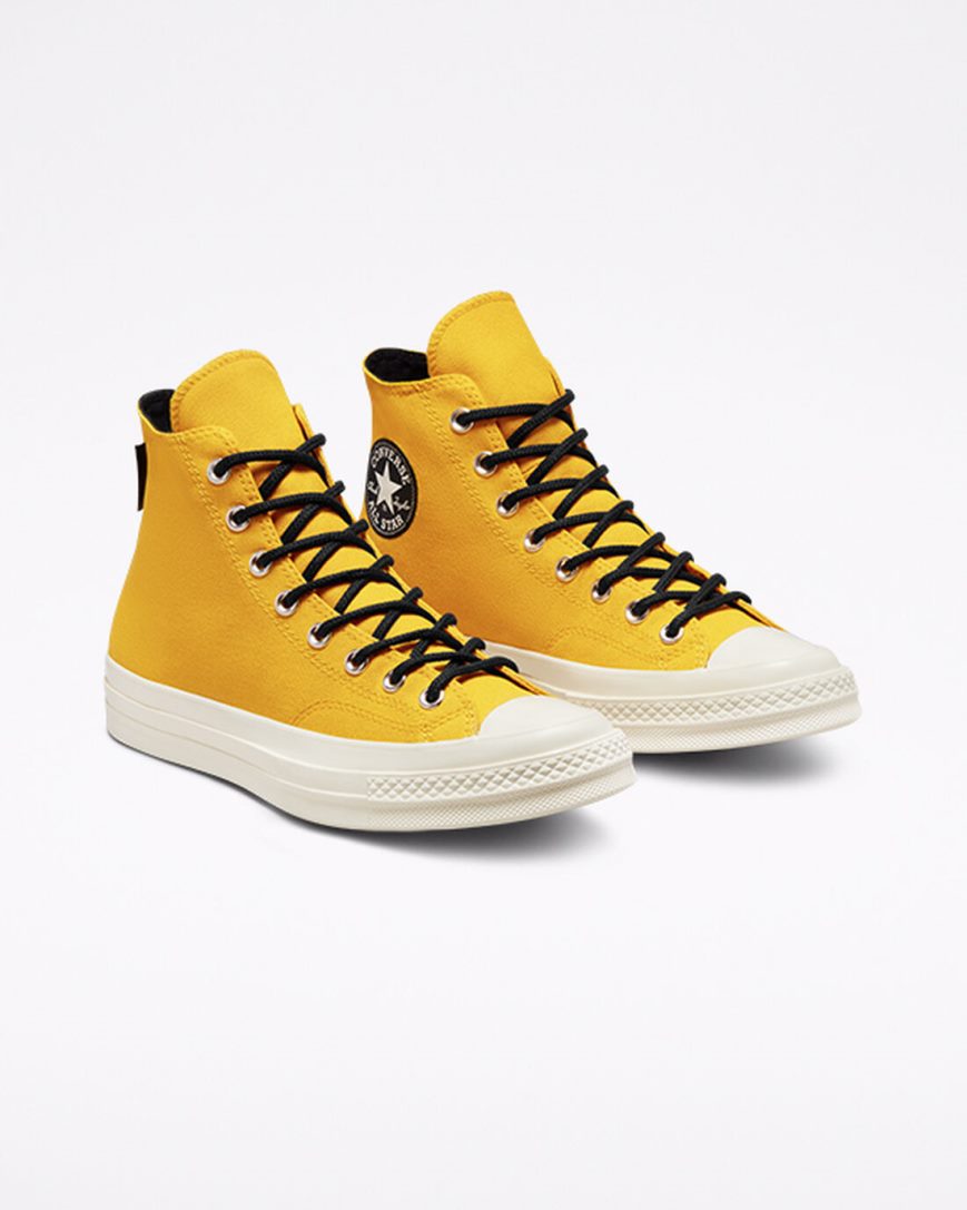 Women's Converse Engineered Optimism Chuck 70 GORE-TEX High Top Shoes Yellow / Black | AU 5380EW